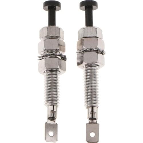2Pcs Car Alarm Security Door Hood Trunk Adjustable Pin Switch