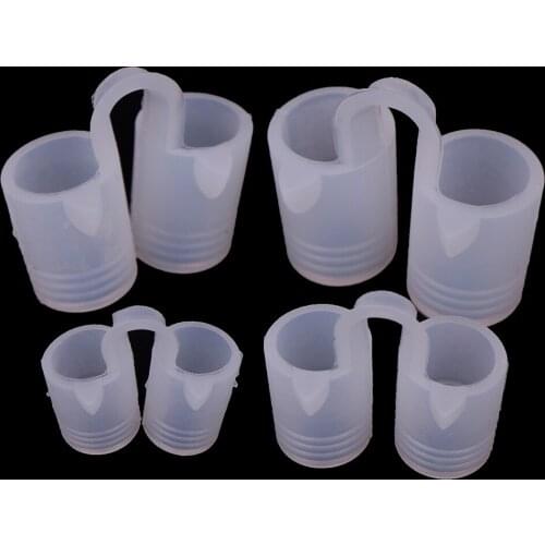 4PCS/Box Anti Snoring Breathe Easy Sleep Nose Clip Snore Stopper Aid Nasal Dilators Device Congestion Aid No Strips Cones