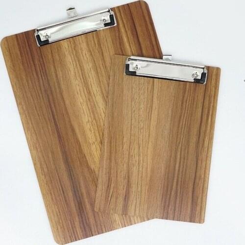 A4 Letter Size Wooden Hardboard Clipboard For Nurses, Doctors, Students, Classrooms, Offices, Restaurants