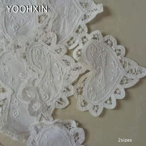Europe Insulation Lace Love table place mat Napkin pad Cloth Embroidery placemat cup mug tea coaster doily kitchen tableware