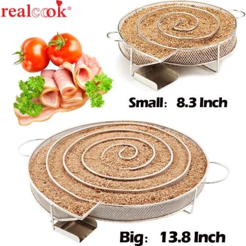 13.78 inch Cold Smoke Generator for Smoker BBQ Grill Cold Smoke Generator Smoker Wood Pellet Kitchen Supplies