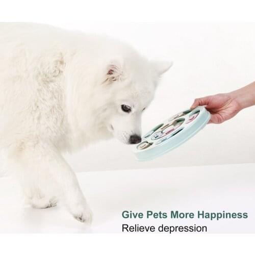 Dog Puzzle Slow Feeder Toy Brain Games Feeder With Non-Slip Dog Interactive Toy Puppy Treat Dispenser Puzzle