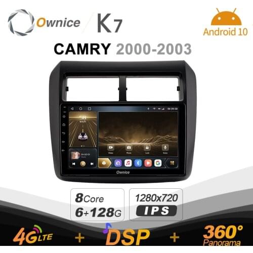 K7 Ownice 2 Din Android 10.0 Car Multimedia radio for Toyota WIGO 2012 With 8 Core A75*2+A55*6 Support External Microphone