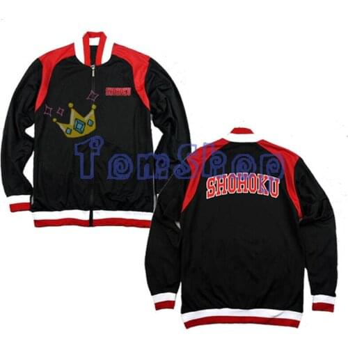 Anime SLAM DUMK Shohoku School Basketball Team Cosplay Costume Baseball Jacket Coat Unisex Tops Uniform Sportswear