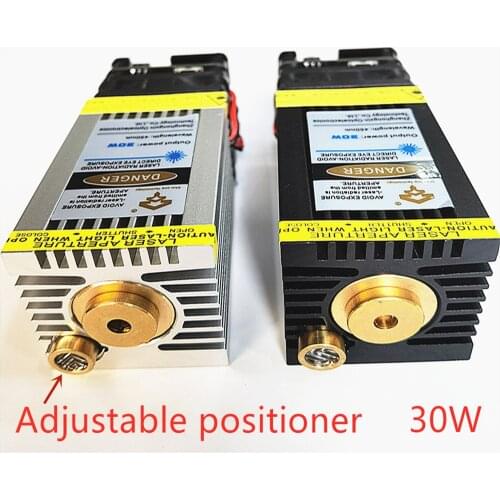 30W laser module, laser head, fast engraving of stainless steel and oxidized metal, blue high-efficiency light transmittance