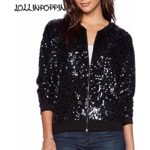 Женские черные бомберы LOLLINPOPPIN China At AliExpress