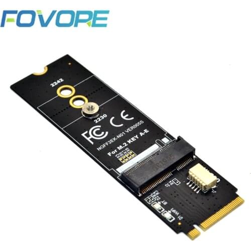 M.2 KEY-M to KEY A-E/E Adapter Riser Card for M.2 NGFF PCIE Protocol Wireless Network Card Module Support 2230 2242 size M2 Card