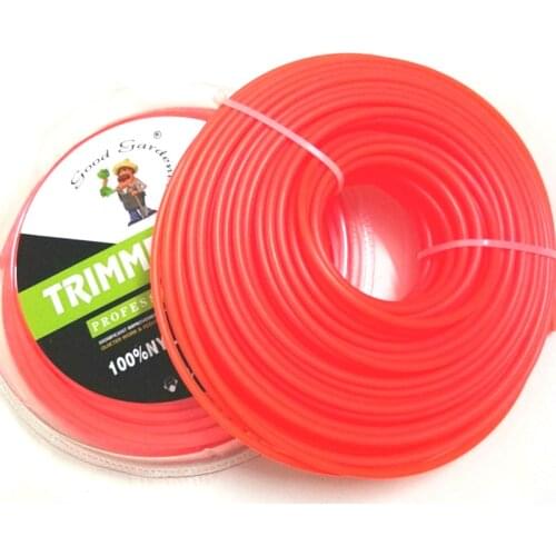 New 4.0mm Grass Trimmer Line Strimmer Brushcutter Nylon Rope Cord Long Round/Square Roll Replacement