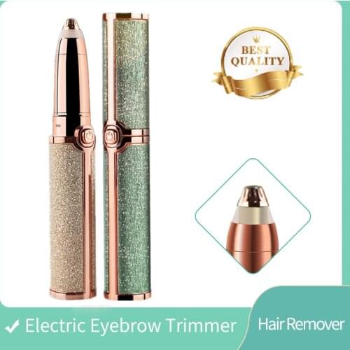 New Electric Eyebrow Trimmer Makeup Painless Epilator Mini Eye Brow Shaper Shaver Razors Portable Facial Hair Remover for Women