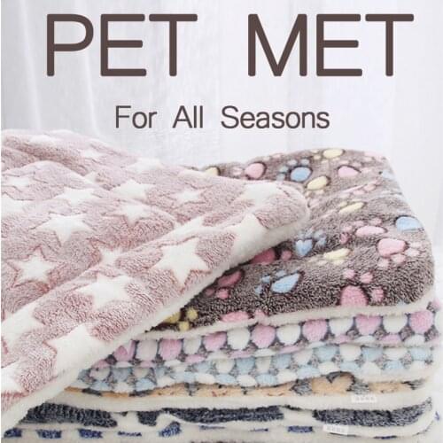 Pet Blanket Dog Bed Cat Mat Soft Coral Fleece Winter Thicken Warm Sleeping Beds for Small Medium Dogs Cats Pet Supplies