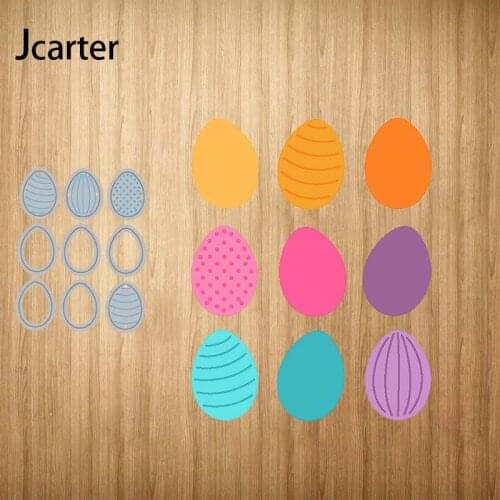 Easter Eggs Hollow Frame Metal Cutting Dies Craft Stencil Scrapbook Handmade Tools Make Album Model Punch Blade Decor Template