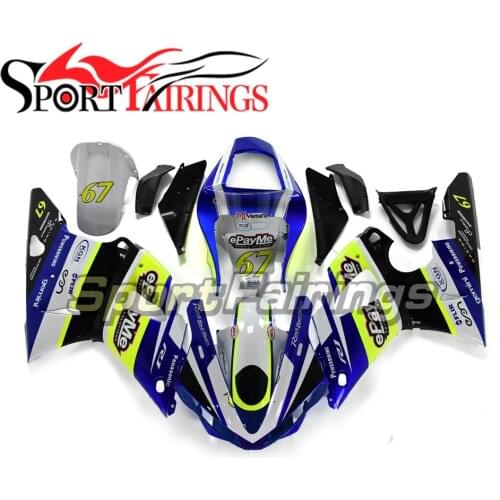 Plastic Fairings For Yamaha YZF1000 R1 2000 2001 YZF-R1 00 01 ABS Motorcycle Full Fairing Kit Bodywork Cowling Blue White Green