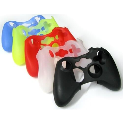 Multi-colors controller joystick Silicon Skin protector Case Cover for Xbox360 Controller 20pcs/lot