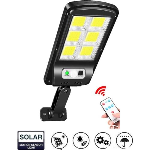 Tabular oblong 100 LED Solar Wall Lamp PIR Motion Sensor Light Outdoor Waterproof Garden Courtyard Solar Street Lights Lighting