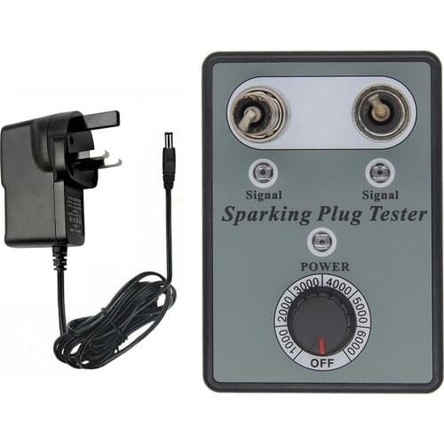 EU/US plug Car Spark Plug Tester with Adjustable Double Hole Detector Ignition Plug Analyzer