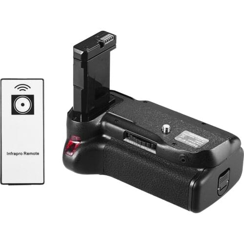 Vertical Battery Grip Holder with IR Remote Control for Nikon D5500 D5600 DSLR Camera EN-EL 14 Battery Powered