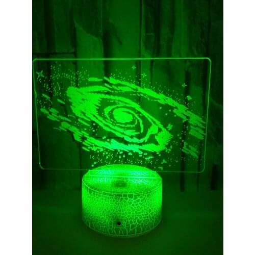 Universe 3d Night Light Colorful Visual Space Planet 16 Color Night Lamp Remote Control Illusion Creative Gift Table Lamp
