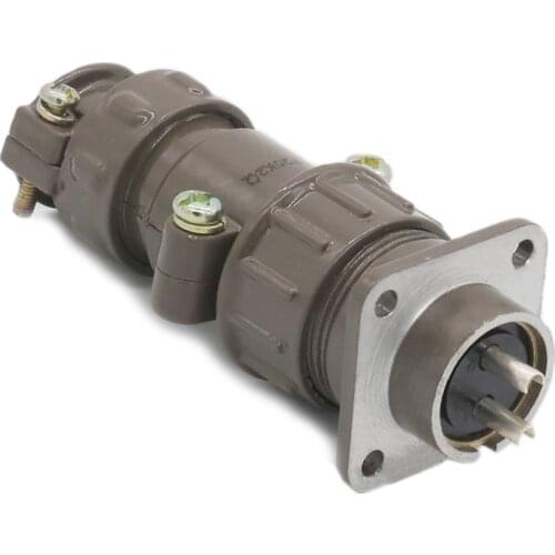 ZHQCN P20K1Q+P20J1A 2Q 2A M20 Waterproof 2 Pin Connector Industrial Plug Socket Female Quick Electrical 2Pin AC DC Power Adapter