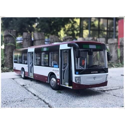 1/43 Foton Beijing City Bus BJ6123 No.88 Diecast Electric Bus Model Gift Display Collection Ornaments Metal,Plastic,Rubber