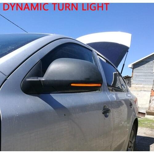 1 Pairs Car Accessories Dynamic Turn Signal Light LED Side Mirror Indicator Blinker For Skoda Octavia 2009-2013 SUPERB 2008-2014