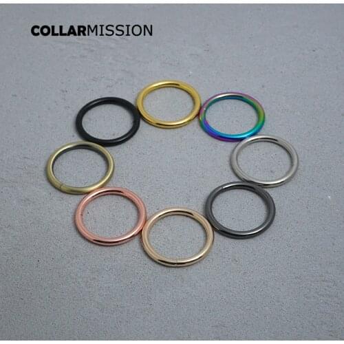 20pcs/lot Metal buckle for bag cat dog leash 30mm webbing o ring for backpack keychain diy accessory durable hardness 4 colours