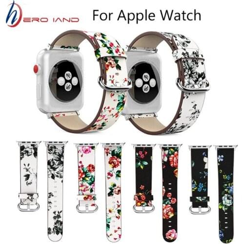 4 Color Hot Sell Leather Watchband for Apple Watch Band Series 3/2/1 Sport Bracelet 42 mm 38 mm Strap For iwatch 4 Band