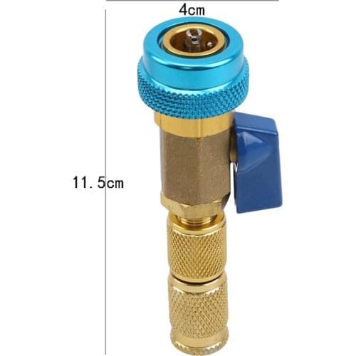 Car Air Conditioning Valve Core R134a Quick Remover Installer Low Pressure Refrigerant Freon Adapter Kit Valve Core Remover Tool