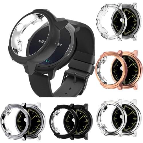 Soft Shockproof Smart Watch Protective Case Bumper Frame Cover for Ticwatch E
