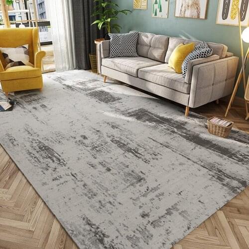 New Living Room Bedroom Carpet Crawling Mat Light Luxury Simple Ink Dyed Sofa Cushion Safe Non-slip Home Decoration Products
