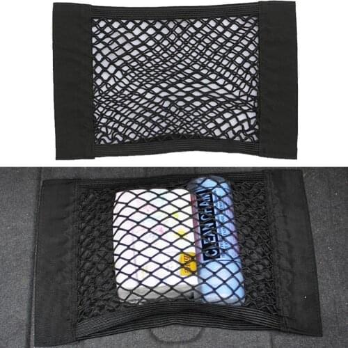 Auto Car Back Rear Trunk Seat Elastic Storage Net Mesh Organizer Pocket Bag Органайзеры в багажник travel accessories