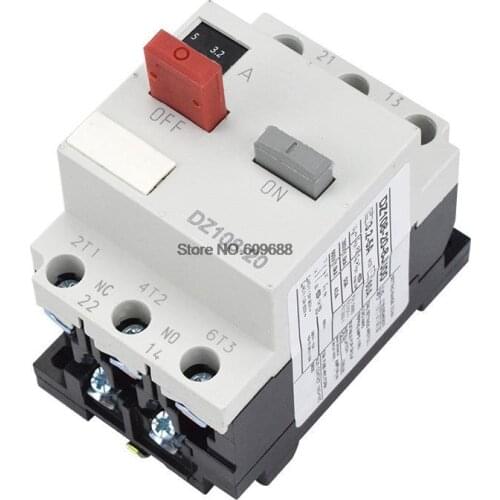 DZ108-20 Motor protection Motor switch Moulded Case Circuit Breaker Switch Air Switch Overload Protection