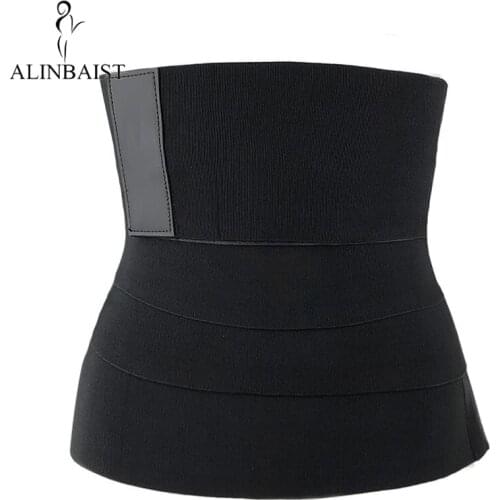 Women Bandage Wrap Sweat Sauna One Size Waist Trainer Body Shaper Shapewear Sheath Trimmer Tummy Adjustable Strap Waist Support
