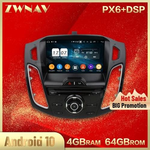 2 din Android 10.0 screen Car Multimedia player For Ford Focus 2012-2015 Video audio radio stereo GPS navi head unit auto stereo