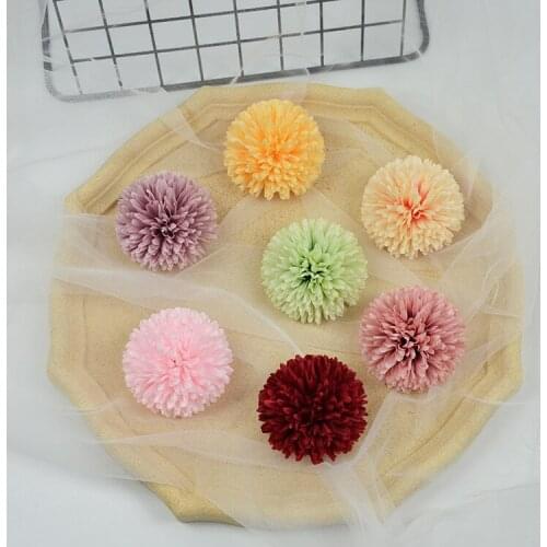 20pcs 7cm Artificial Soap Dandelion For Flower Arrangement Wall Prop Wedding Bouquet Party Birthday Gifts Favor Home Decoration