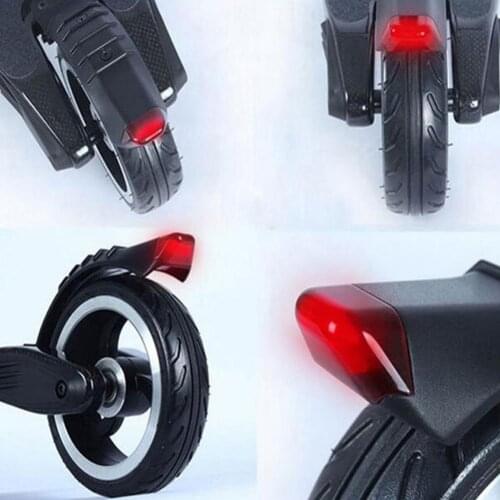 5.5 Inch Carbon Electric Scooter Taillight Fender With Tail Light Universal Rear Brake Foot Brake Fender Scooter Accessories