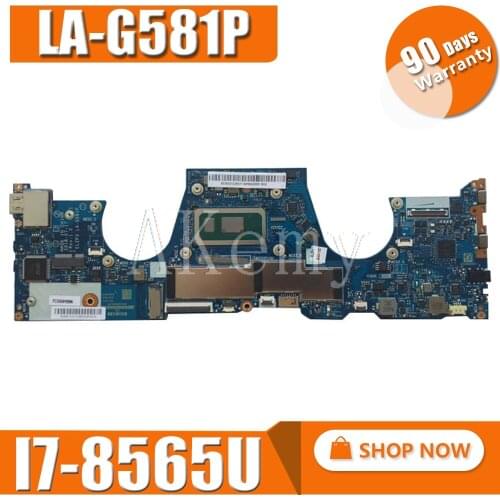 5B20T02804 For Lenovo YOGA Y730 -13IWL motherboard LA-G581P Mainboard 100% fully tested WHL I7 UMA 16G