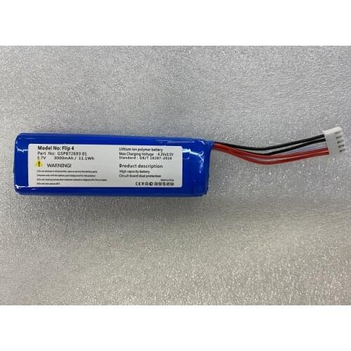 HST 3000mAh High Quality Battery GSP872693 01 For JBL Flip 4, Flip 4 Special Edition