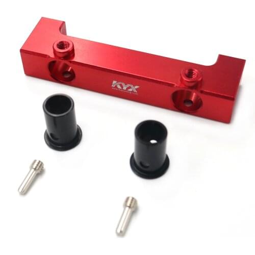 KYX Racing Aluminum Bumper Mounts Servo Mounts Upgrades Parts Accessories for 1/10 RC Crawler Car Redcat Gen8 Scout II