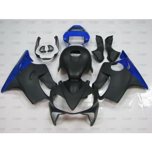 CBR600F4i 01 Fairings CBR600 F4i 2001 - 2003 Matte Black Blue Fairing CBR600F4i 2003 Fairing