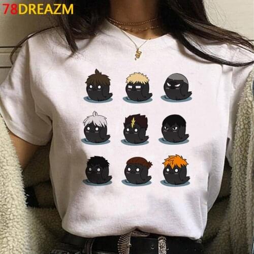 Oya Oya Oya Haikyuu tshirt male couple ulzzang graphic tees women harajuku kawaii tshirt harajuku white t shirt