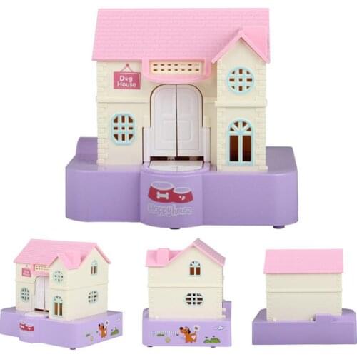 Lovely House Dog Stealing Coin Money Saving Box Electric Piggy Bank Toy Children Money Box Gift