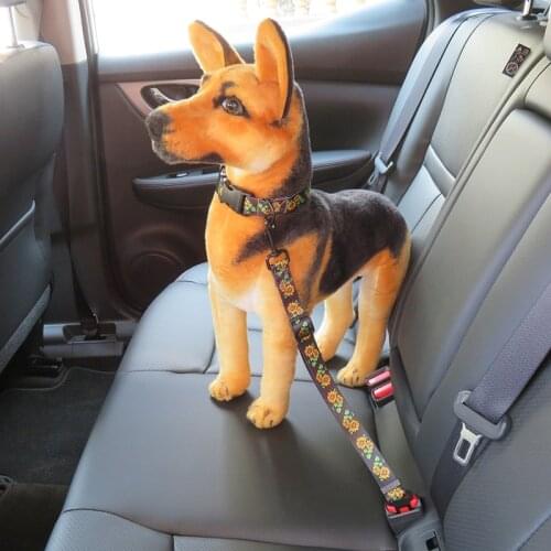 Soft Dog Leash Cat Car Safety Belt Adjustable Chihuahua Straps Rope For Small Medium Puppy Teddy Bulldog Pet Travel Leads