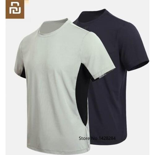 Youpin Cottonsmith Quick-drying T-shirt Breathable mesh Light and soft male Fitness training Running Sports men Short sleeve