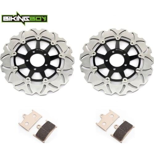 BIKINGBOY For Suzuki Bandit GSF 1200 / S 96 97 98 99 00 RF 900 R 1996-1999 T V W Front Brake Discs Disks Rotors Pads 310mm Set