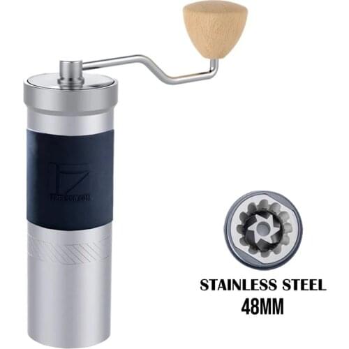 48mm Hexag Stainless-Steel Conical Burr Portable Hand Mill Quick-Disassembly 1ZPRESSO JX Pro Manual Coffee Grinder