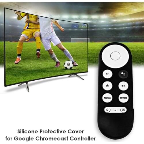 Dustproof Soft Silicone Case For Chromecast Remote Control Protective Cover for-Google Chromecast 2020 TV Voice Remote Control