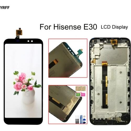 LCD Screens For Hisense E30 LCD Display Touch Screen Digitizer Assembly Panel Sensor Phone Repair Sets