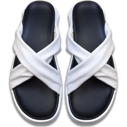 TX6004 Luxury Mens Slippers Sandals Famous Brands High Quality New Style Fashionable Man slippers