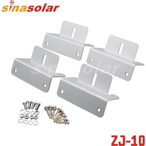 Special Z-Style Solar Panel Roof Mounting Bracket Aluminum 4" Brackets Roof Mounted Supporting Z Bracket RV Boat Off Grid