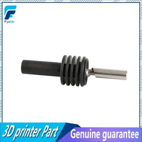 1 Set 8MMx82MM Ceramic Mud Powder Extruder Micro Screw Throat Feed Rod + Feed Barrel Feed Hopper 3D Printer Accessories